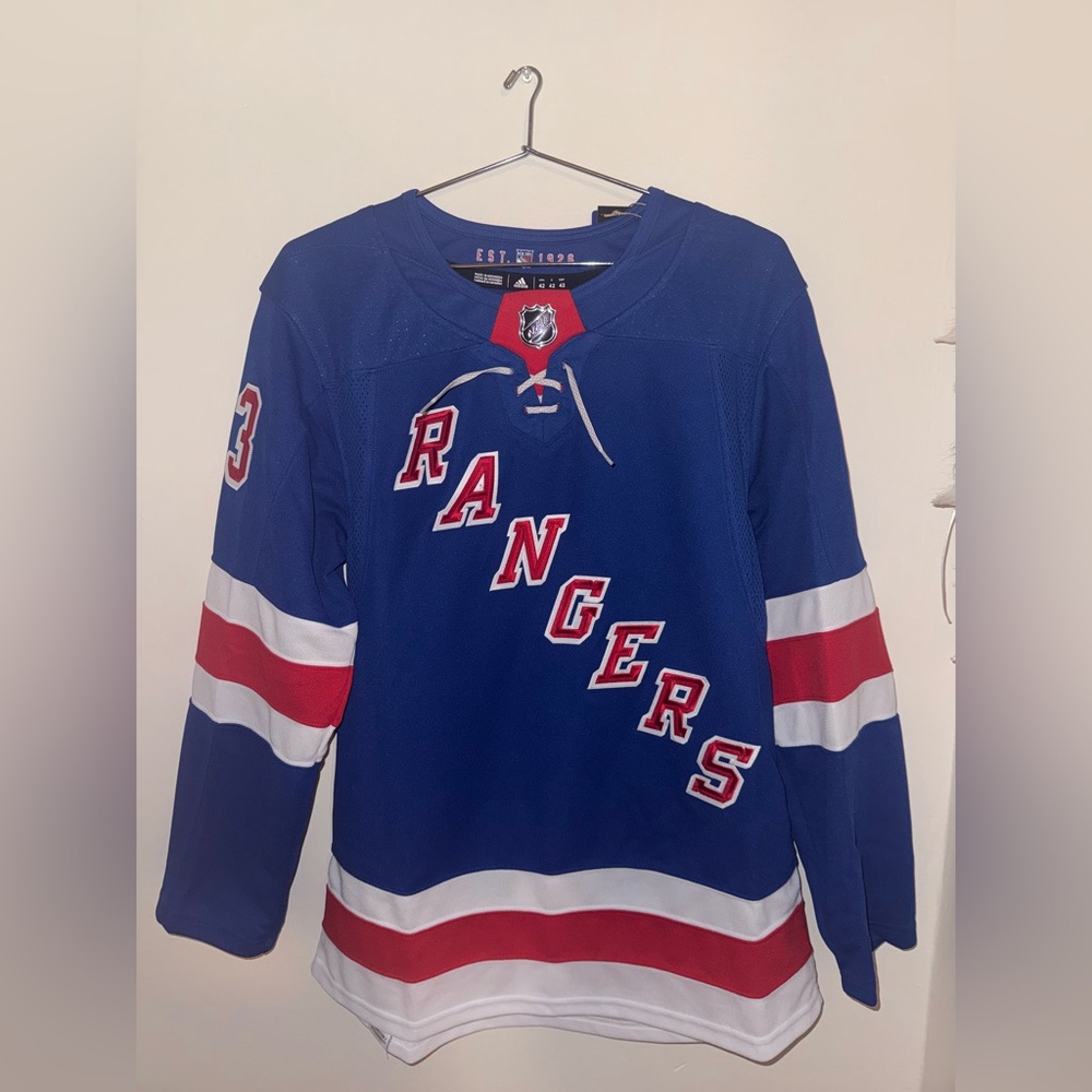 Blue Rangers Hockey Jersey